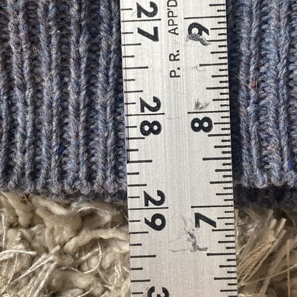 Vtg Winona Knits Full Zip Cardigan Grey Wool Sherpa Lined Grampa-core Sweater 2X - Picture 12 of 12